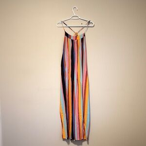 Joe Fresh Multicolor Striped Maxi Dress